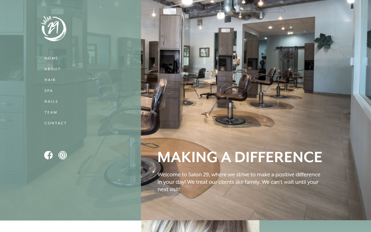 salon29.com screenshot