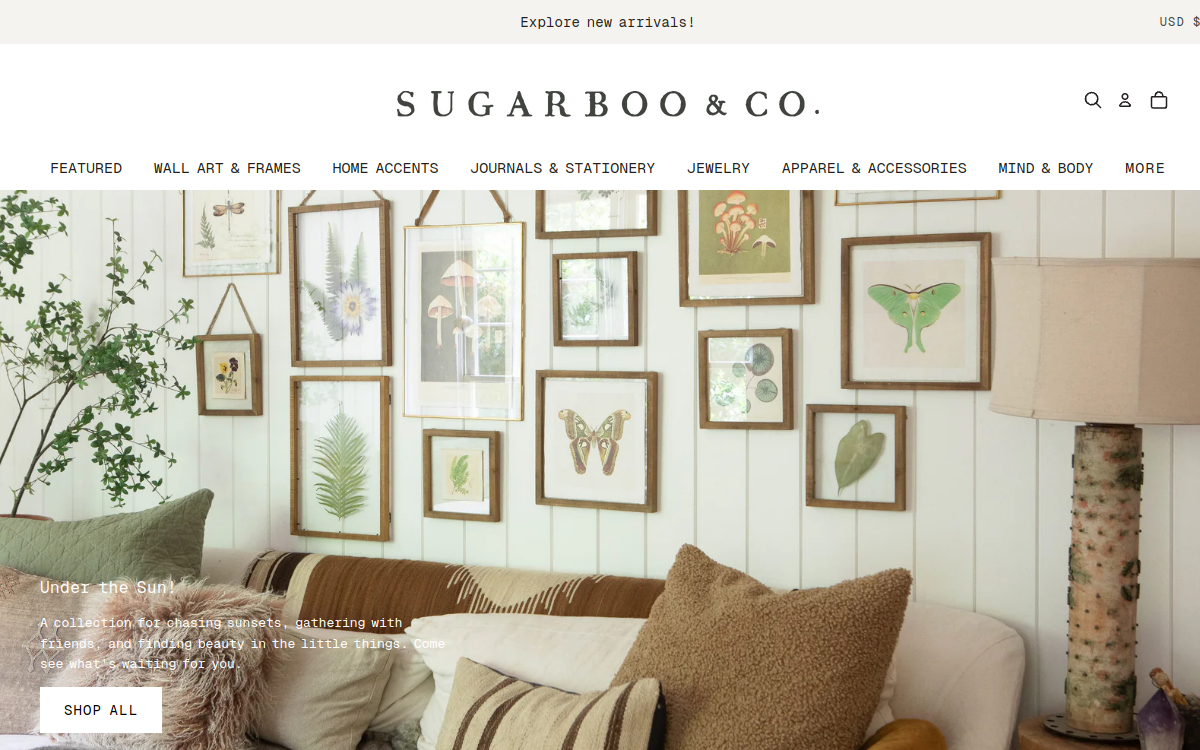 sugarbooandco.com screenshot