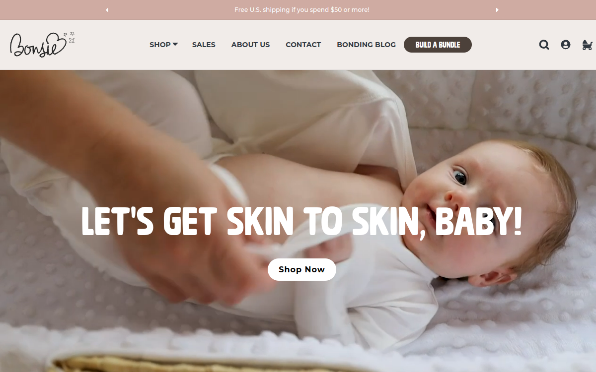 bonsie.com screenshot