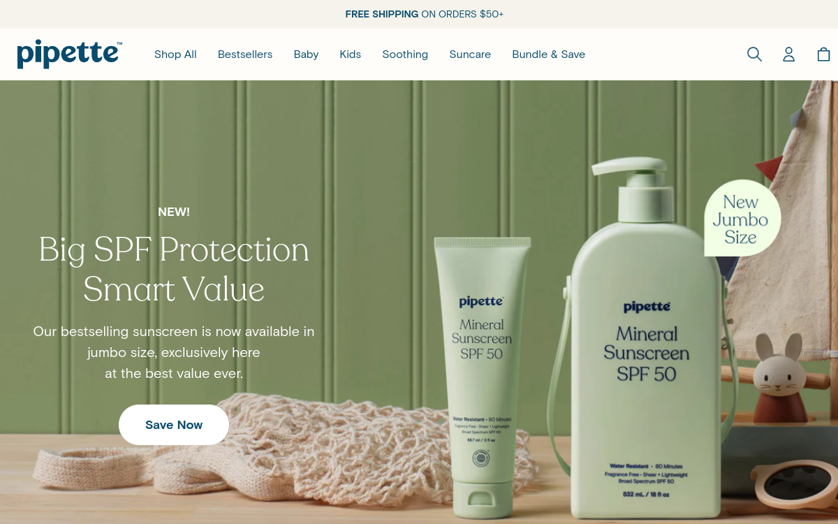 pipettebaby.com screenshot