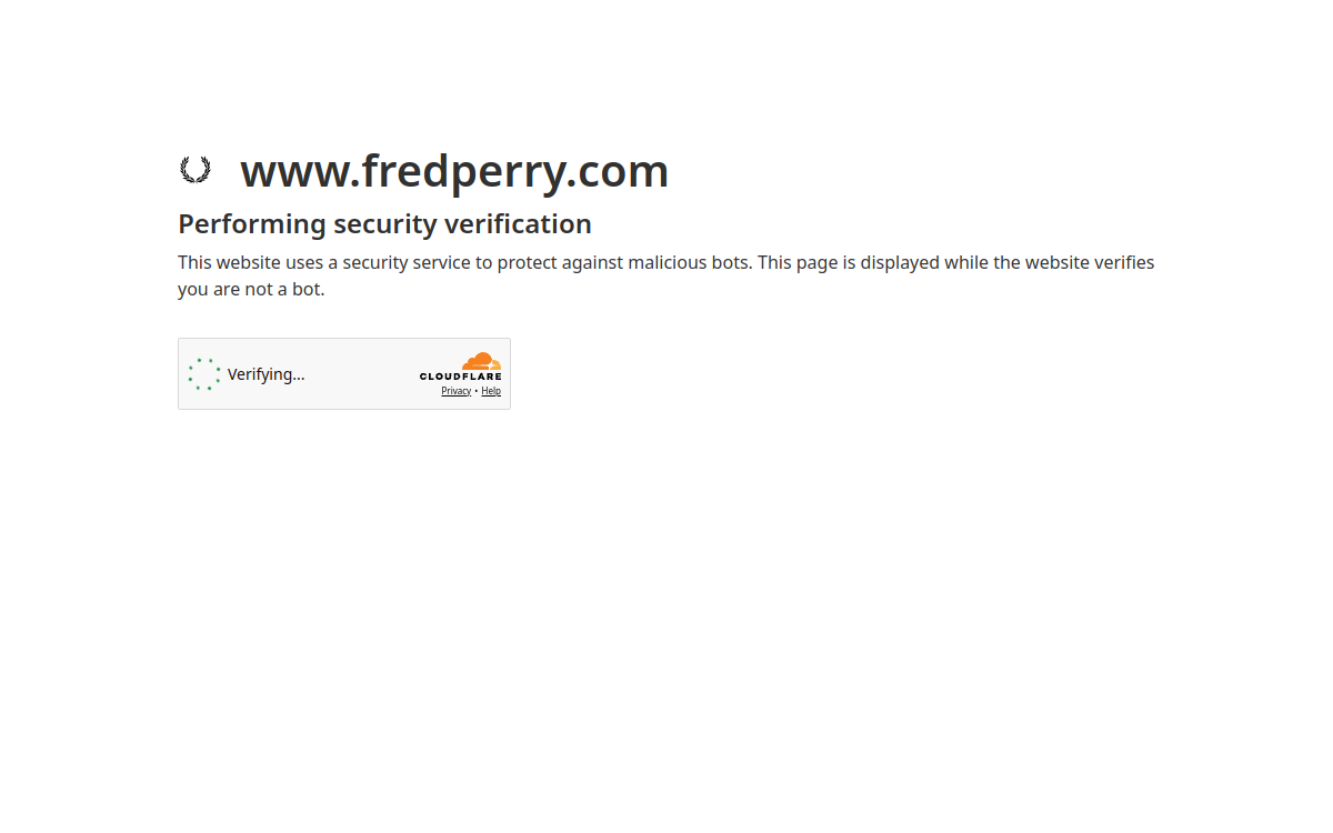 fredperry.com screenshot