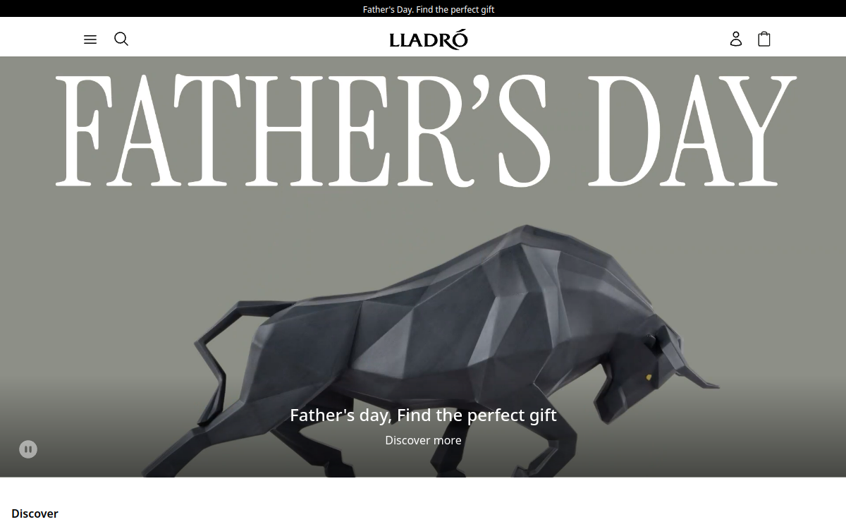 lladro.com screenshot