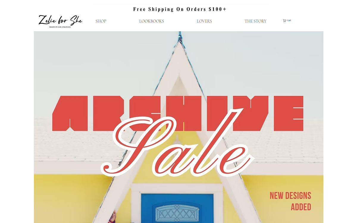 zelieforshe.com screenshot