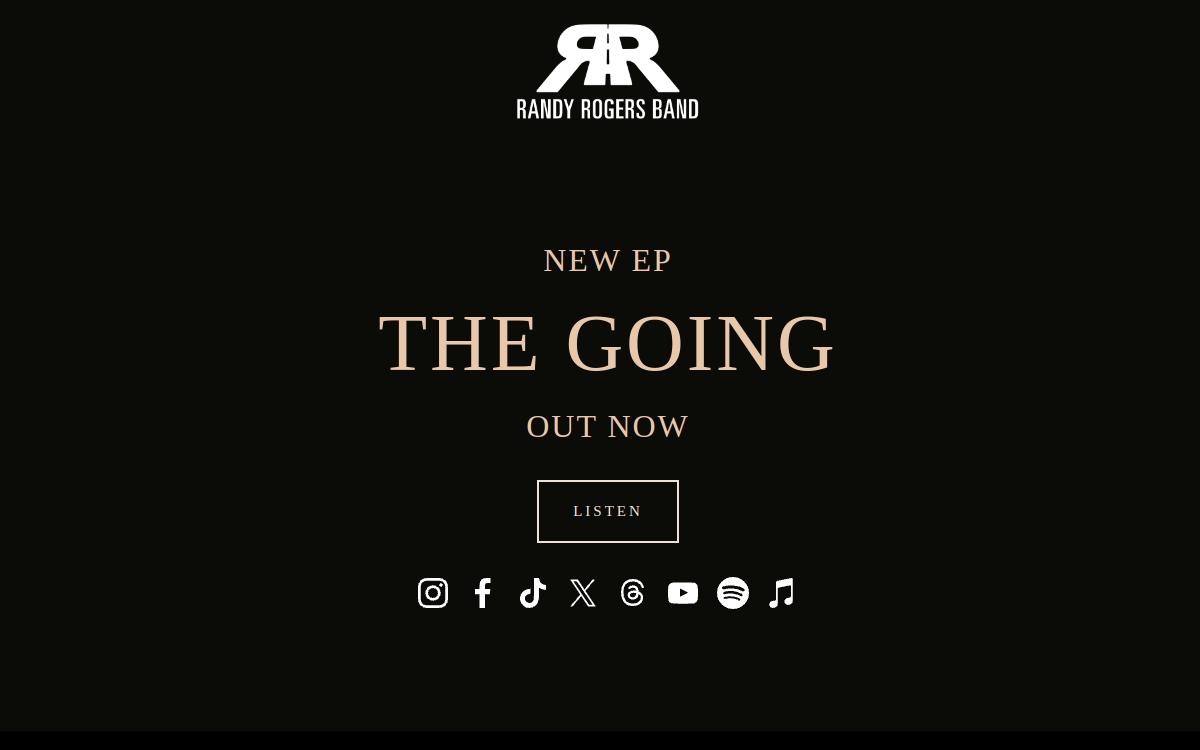 randyrogersband.com screenshot